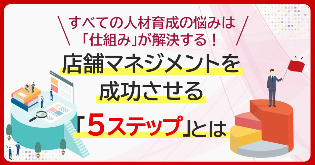 【3月14日(月)14時～】すべての人材育成の悩みは「仕組み」が解決する！店舗マネジメントを成功させる「５ステップ」とは