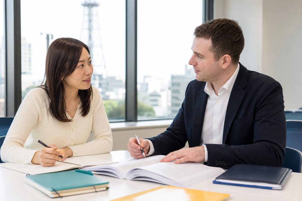 名古屋で英語個別指導を受ける大人の受講生