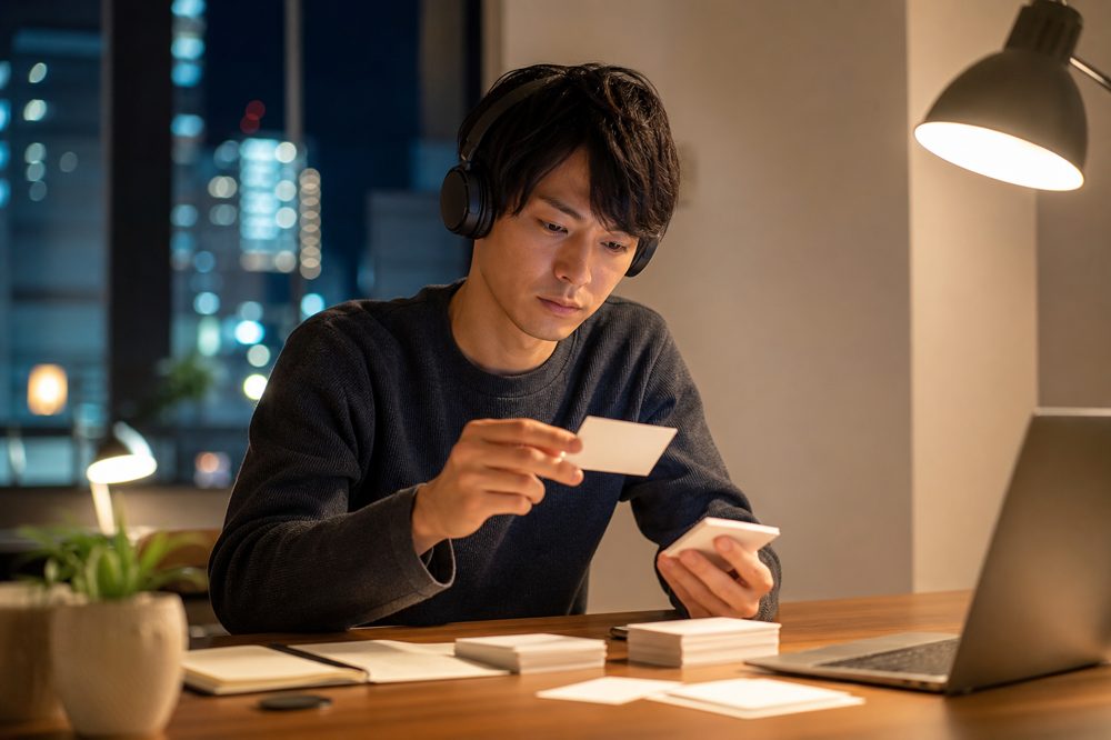自習で英語スコアアップを目指す名古屋の社会人