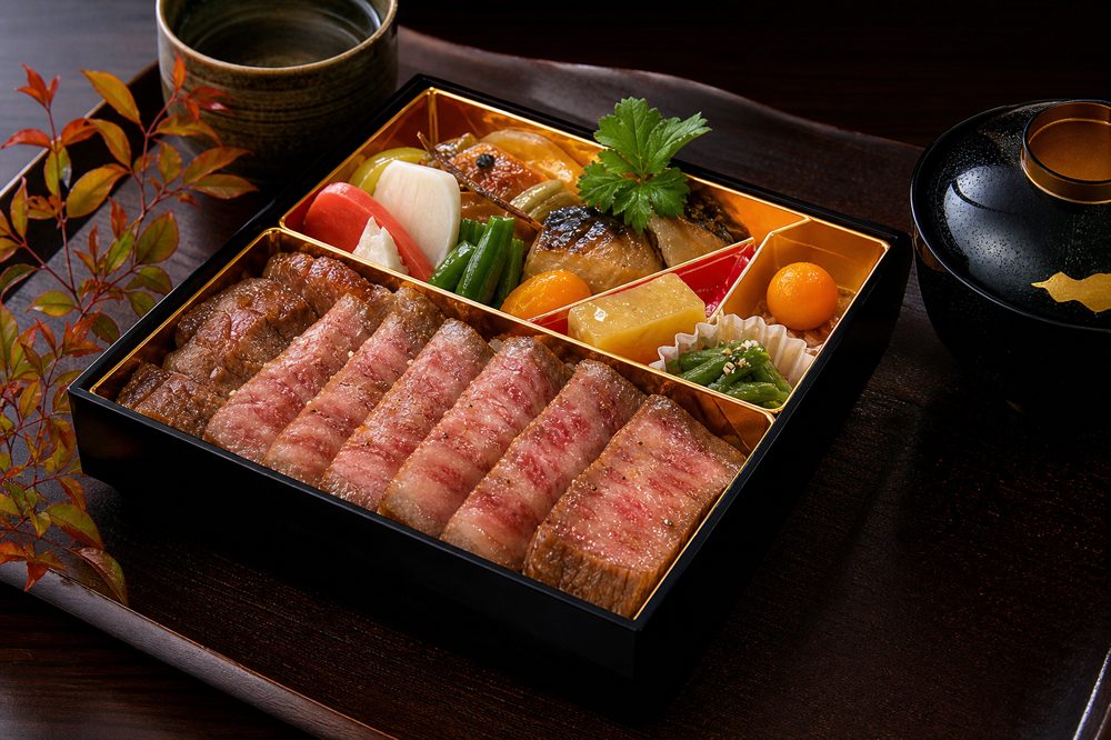 A5黒毛和牛の高級接待弁当