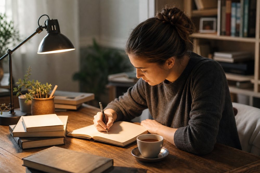 日記を書きながら自己理解を深めるギフテッドの若い大人