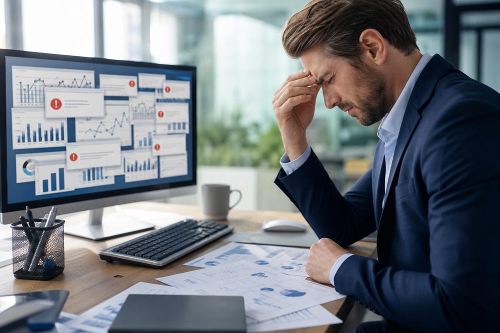 データ品質の問題でAI営業ツールがうまく機能しないシーン