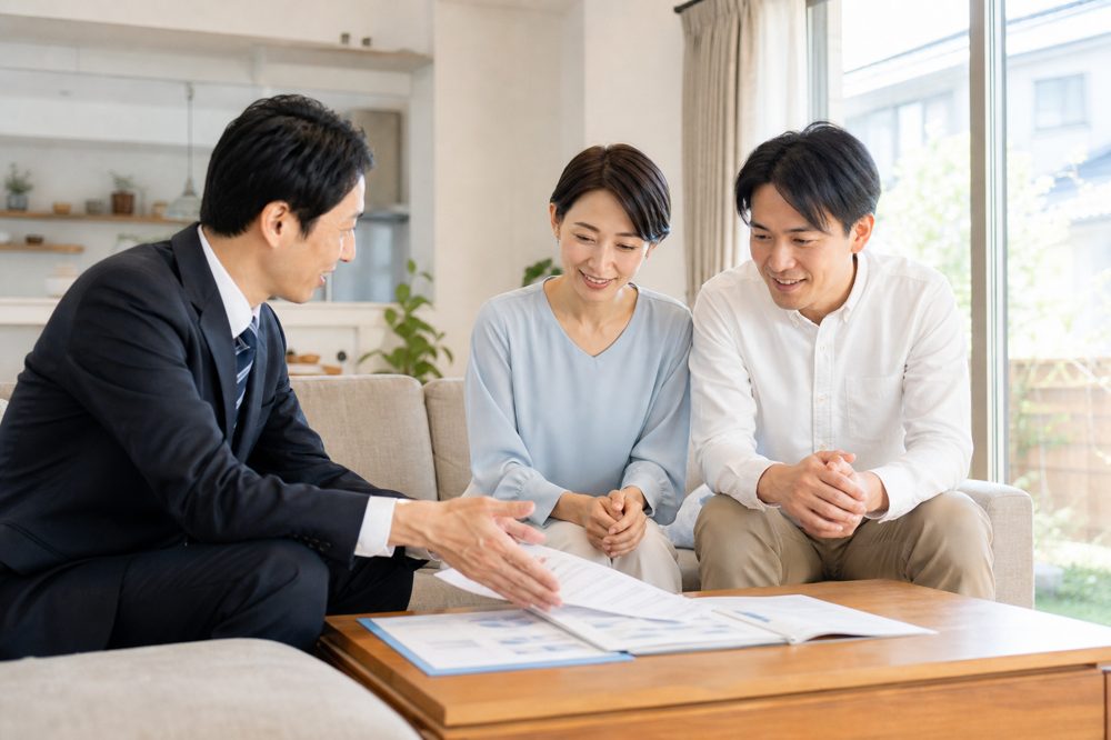 神奈川でFP相談を受けるカップルのイメージ