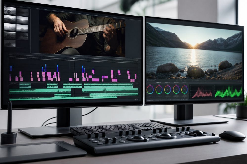 動画編集に必要なPC環境・デュアルモニター構成